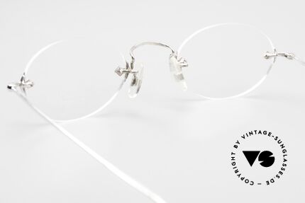 Savile Row Rimless Rimless 14k Gold Filled Frame, lens size & design can be adjusted by your optician, Made for Men and Women