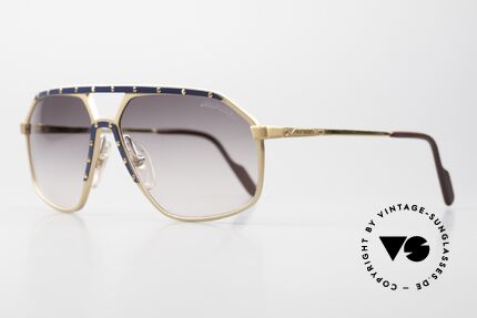 Alpina M6 Limited Edition Dark Blue Gold, West Germany sunglasses: made from 1987 to 1991, Made for Men and Women