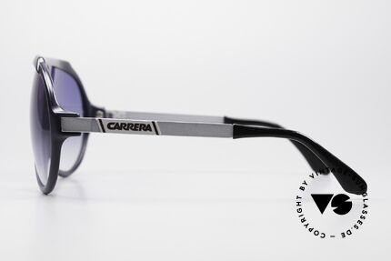 Carrera 5512 80's Glasses Iconic Movie Shades, unworn vintage rarity with new blue-gradient sun lenses, Made for Men