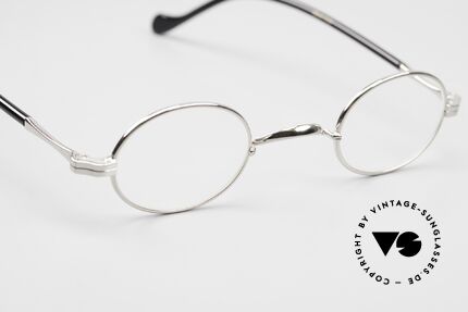 Lunor II A 04 XS Glasses Oval Platinum Plated, unworn RARITY (for all lovers of quality) from app. 1998, Made for Men and Women