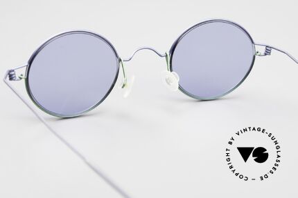 Lindberg Corona Air Titan Rim Round Titanium Frame Unisex, simple & strong frame: free from screws, rivets & welds, Made for Men and Women