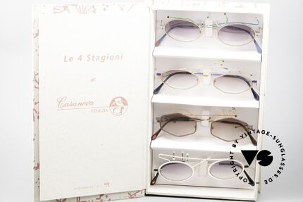 Casanova Le 4 Stagioni 4 Seasons Limited Art Sunglasses, only 300 pieces were made in the 1990s (ULTRA RARE), Made for Men and Women