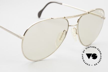Zeiss 9222 80's Quality Changeable Lenses, classic gentlemen's shades, monolithic aviator style, Made for Men
