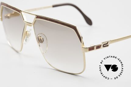 Cazal 719 Rare Old 80's Frame Gold Plated, one of the rarest models of the CAZAL 700 series, Made for Men