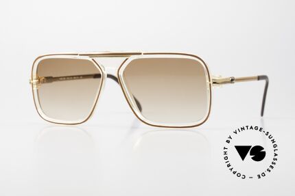 Cazal 630 80's Hip Hop Frame Gold Plated, legendary Cazal Hip-Hop old school shades, Made for Men