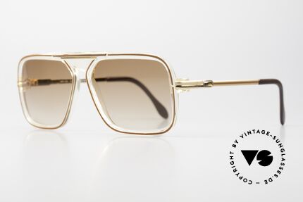 Cazal 630 80's Hip Hop Frame Gold Plated, a true rarity & hard to find (collector's item), Made for Men