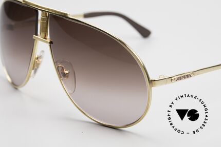 Alpina Quattro Legendary Aviator Sunglasses, 2nd hand model in great vintage condition; unique, Made for Men Alpina Quattro Legendary Aviator Sunglasses, 2nd hand model in great vintage condition; unique, Made for Men