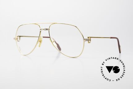 Cartier Vendome Santos - S James Bond Vintage Glasses Details