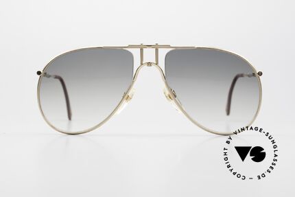 Aigner EA3 Limited 80's Frame Gold Plated, medium size 59-18, color 35 (gold-plated & titanium), Made for Men