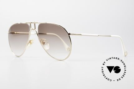 Aigner EA3 Noble 80's Shades Gold Plated, limited luxury sunglasses with serial number "8214", Made for Men