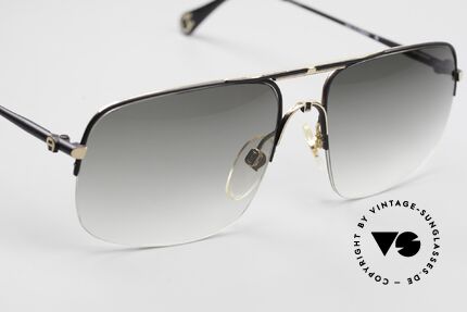 Aigner EA22 90's Shades Half Rim Nylor, distinctive Etienne Aigner temple end to fasten a chain, Made for Men