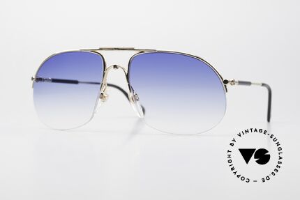Aigner EA21 80's Shades Half Rim Nylor Details