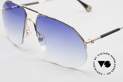 Aigner EA21 80's Shades Half Rim Nylor, sophisticated gentlemen's sunglasses (half rimless), Made for Men