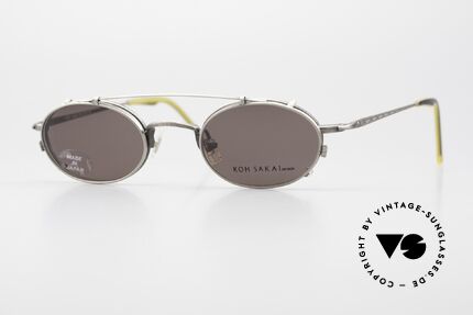 Koh Sakai KS9721 Oval Vintage Glasses Titanium Details
