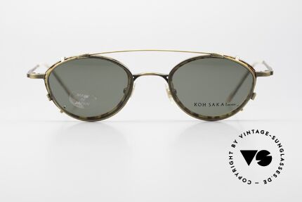 Koh Sakai KS9832 Vintage Glasses With Clip On, Koh Sakai, BADA and OKIO have been one distribution, Made for Men and Women