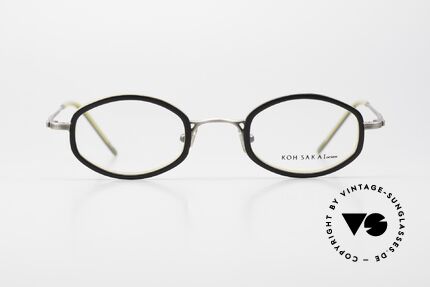 Koh Sakai KS9836 Titanium Glasses With Sun Clip, Size: medium, Made for Men and Women