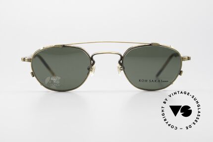 Koh Sakai KS9408 Small Eyeglasses With Clip On, Koh Sakai, BADA and OKIO have been one distribution, Made for Men and Women
