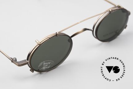 Koh Sakai KS9591 Small Oval Eyeglasses Clip On, accordingly TOP craftsmanship with costly engravings, Made for Men and Women