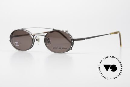 Koh Sakai KS9701 Small Titanium Frame Clip On, made in the same factory like Oliver Peoples & Eyevan, Made for Men and Women