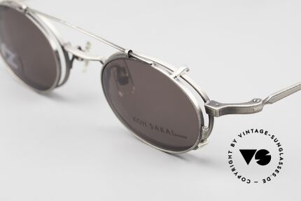 Koh Sakai KS9701 Clip On Titanium Frame Oval 90's, Koh Sakai, BADA and OKIO have been one distribution, Made for Men and Women