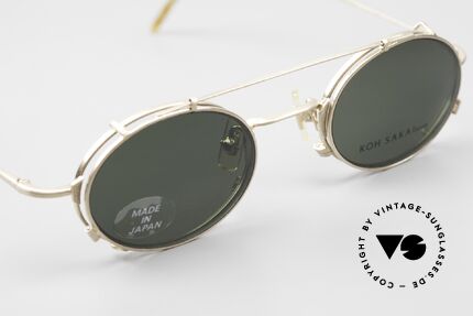 Koh Sakai KS9711 Clip On Glasses 90's Titanium, accordingly, the same TOP QUALITY / "look-and-feel", Made for Men and Women