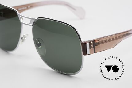 Neostyle Sunart 960 X-Large Old School Shades 70's, dark green tinted sun lenses (100% UV protection), Made for Men