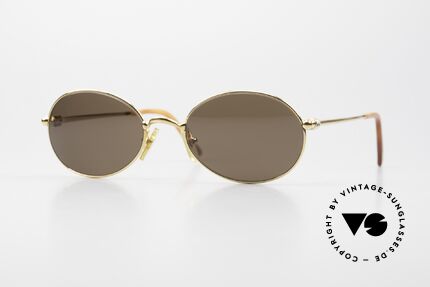 Cartier Saturne Oval 90's Luxury Sunglasses Details