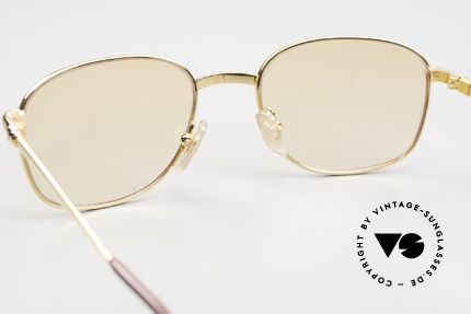 Cartier Segur 90's Glasses Women And Men, new orange-gradient lenses (also wearable at night), Made for Men and Women