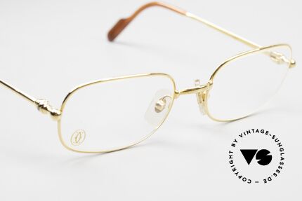 Cartier Deimios Luxury Eyeglasses 90's Small, unworn rarity incl. orig. Cartier packing (case, cloth), Made for Men and Women