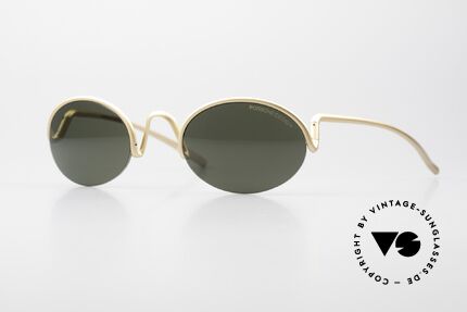Porsche P0100 Futuristic 90's Sports Shades, old 1990's PORSCHE Design P0100 sunglasses, Made for Men