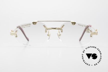 Machiavelli 14-301 Sailing West Rimless Titan Frame, a really eccentric original from the late 1980's, Made for Men