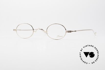 Lunor II 04 Limited Rose Gold Frame XS Oval, extra small oval vintage glasses of the Lunor II Series, Made for Men and Women