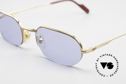 Cartier Ascot Semi Rimless 90's Sunglasses, lightweight & flexible (thanks to a semi rimless frame), Made for Men and Women