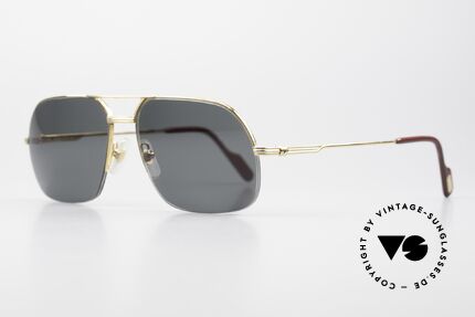 Cartier Orsay Luxury Vintage Sunglasses 90s, luxury Cartier half-frame, -lightweight and flexible, Made for Men