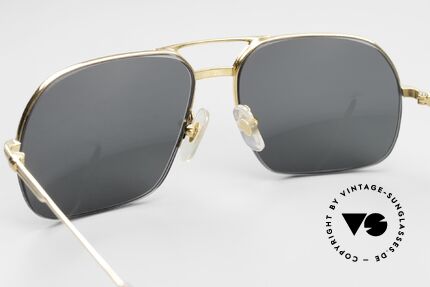 Cartier Orsay Luxury Vintage Sunglasses 90'S, with new CR39 UV400 lenses in gray-green G15 color, Made for Men