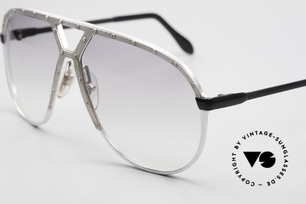 Alpina M1 Antique-Silver One Of A Kind, matching lenses in light gray gradient; 100% UV, Made for Men