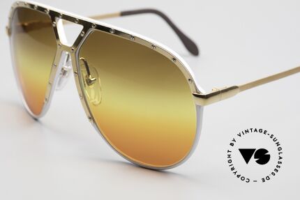 Alpina M1 80's Sunglasses West Germany, customized triple-gradient sun lenses 'desert sun', Made for Men