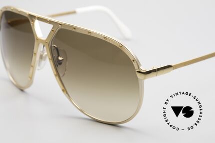 Alpina M1 All Gold Collector's Shades, golden frame with gold-plated bezel and screws!, Made for Men and Women