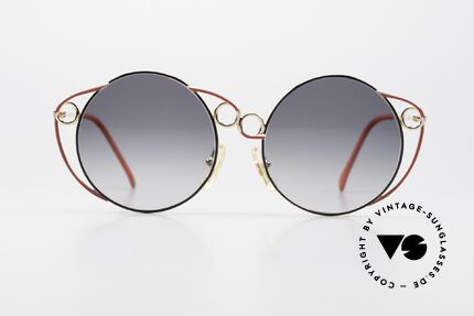Casanova RC1 80's Art Sunglasses For Ladies, classic gray-gradient lenses (100% UV protect.), Made for Women