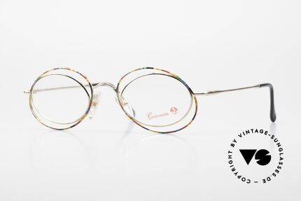 Casanova LC16 Crazy Eyeglasses Mulitcolored, crazy CASANOVA eyeglass-frame from around 1985, Made for Women