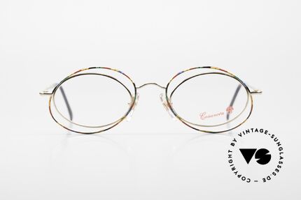 Casanova LC16 Crazy Eyeglasses Mulitcolored, LC ="Liberty Collezione", which is Ital. "Art Nouveau", Made for Women