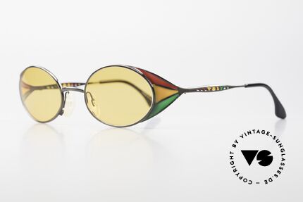 Casanova Rasta Reggae Rastafarian Jamaica Glasses, in the colors of Jamaica (green, yellow & black), Made for Men and Women