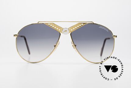 Alpina M52 Rare 80's Glasses Gold Plated, noble GOLD-PLATED frame with striking Alpina logo, Made for Men