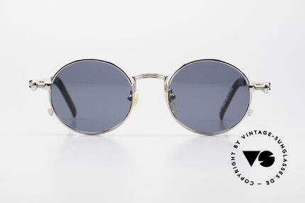 Jean Paul Gaultier 56-4178 Round Industrial Vintage Frame, striking frame design with ingenious SPRING HINGES, Made for Men