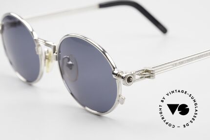 Jean Paul Gaultier 56-4178 Round Industrial Vintage Frame, extremely rare and worn by various celebrities, today, Made for Men