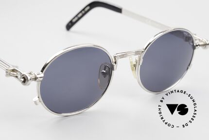 Jean Paul Gaultier 56-4178 Round Industrial Vintage Frame, NO RETRO sunglasses, but a 35 years old JPG ORIGINAL, Made for Men