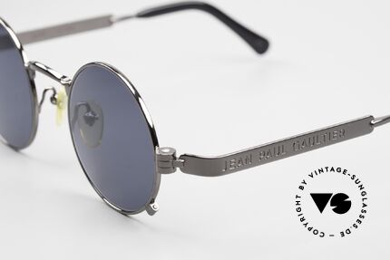 Jean Paul Gaultier 56-0102 Round Vintage Frame Steampunk, extremely rare and worn by various celebrities, today, Made for Men
