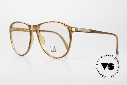 Dunhill 6040 Men's Optyl Frame From 1986, metal elements are gold-plated & rhodium-plated, Made for Men