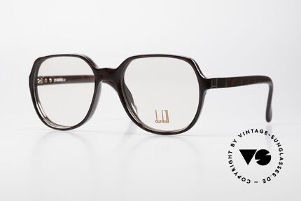 Dunhill 6032 Men's Optyl Glasses From 1985, old Alfred Dunhill men's eyeglasses from 1985, Made for Men