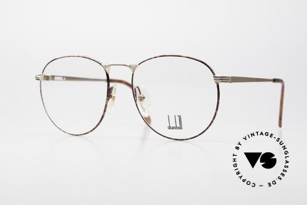 Dunhill 6065 Panto Men's Glasses From 1988 Details